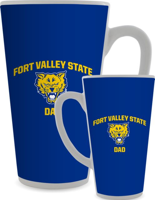 Fort Valley State Full Color Latte Mug 17oz Dad - ONLINE ONLY
