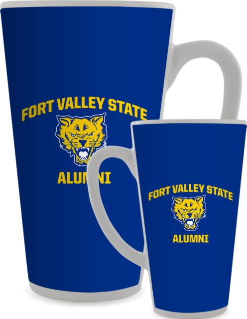 Fort Valley State Full Color Latte Mug 17oz Alumni - ONLINE ONLY