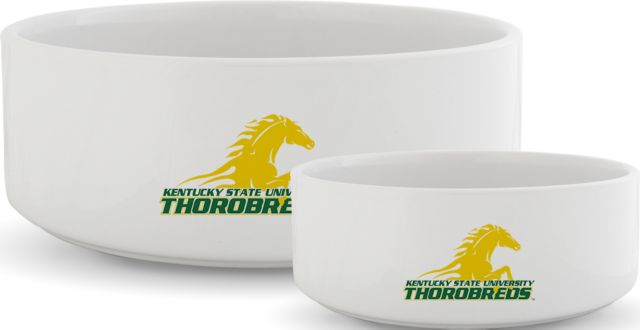 Kentucky State Ceramic Dog Bowl Athletic Mark Full Name - ONLINE ONLY