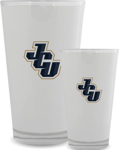 John Carroll Full Color Glass 17oz JCU - ONLINE ONLY