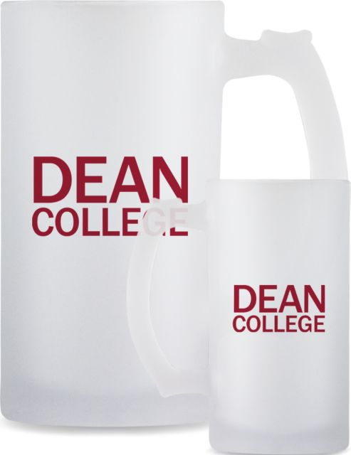 Dean College Full Color Decorative Frosted Glass Mug 16oz Primary Mark - ONLINE ONLY
