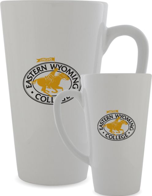 Eastern Wyoming Full Color Latte Mug 17oz Eastern Wyoming College Lancers Primary Mark - ONLINE ONLY