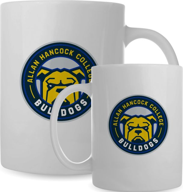 Allan Hancock Full Color Mug 15oz Allan Hancock College Bulldogs Circle Mark - ONLINE ONLY