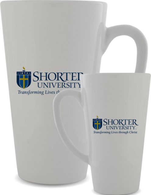 Shorter Univ Full Color Latte Mug 17oz Shorter University Wordmark - ONLINE ONLY