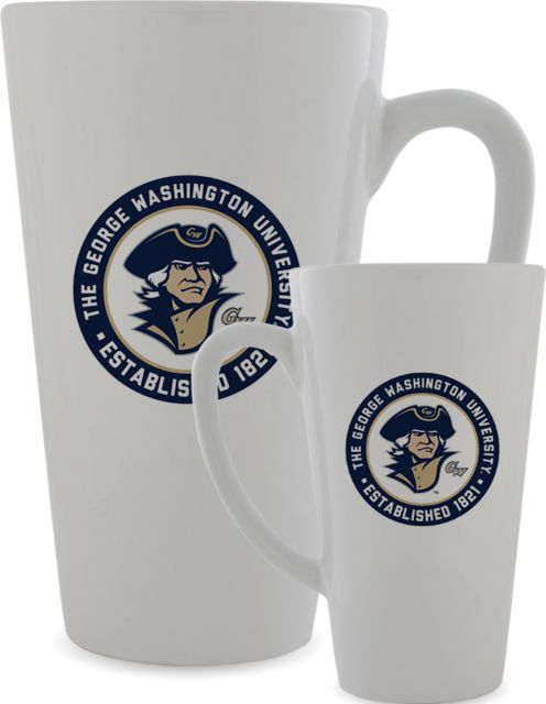 George Washington Full Color Latte Mug 12oz Institutional GW - ONLINE ONLY
