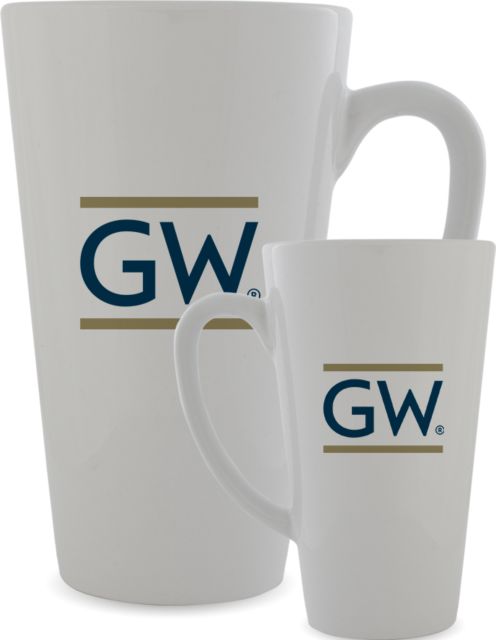 George Washington Full Color Latte Mug 17oz Institutional GW - ONLINE ONLY