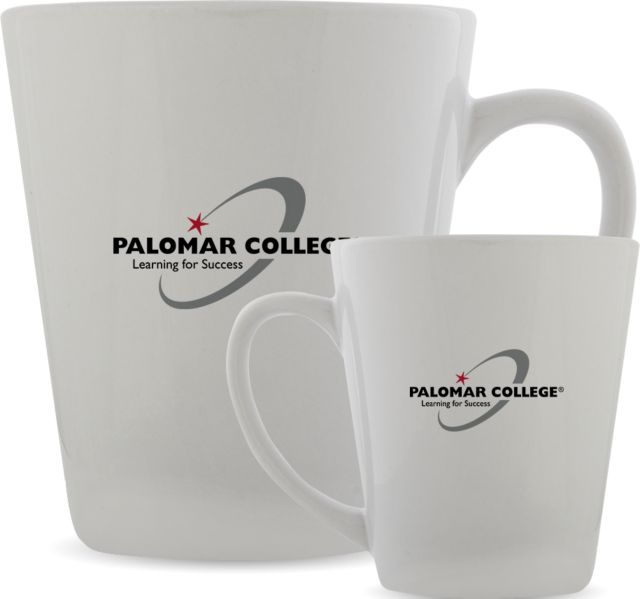 Palomar Full Color Latte Mug 12oz Palomar College Learning for Success - ONLINE ONLY