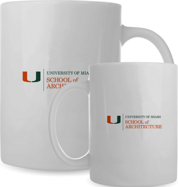 Miami Full Color Mug 15oz U Miami School of Architecture - Horizontal - ONLINE ONLY