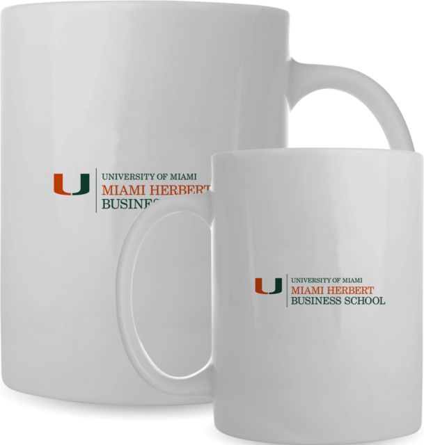 Miami Full Color Mug 15oz U Miami Miami Herbert Business School - Horizontal - ONLINE ONLY