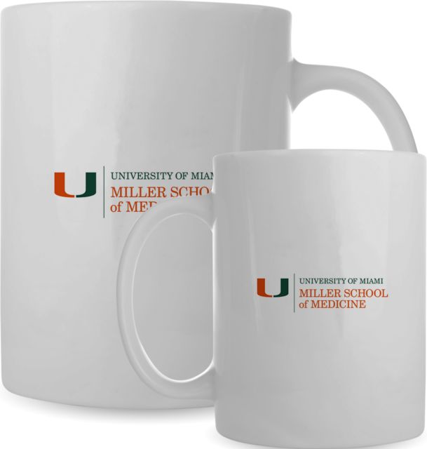 Miami Full Color Mug 15oz U Miami Miller School of Medicine - Horizontal - ONLINE ONLY