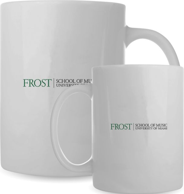 Miami Full Color Mug 15oz U Miami Frost School of Music - Horizontal - ONLINE ONLY