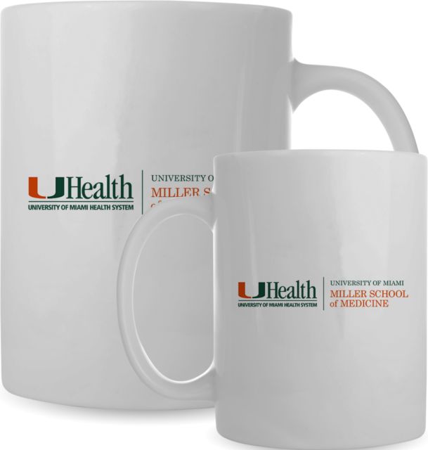 Miami Full Color Mug 15oz U Miami Health Miller School of Medicine - Horizontal - ONLINE ONLY