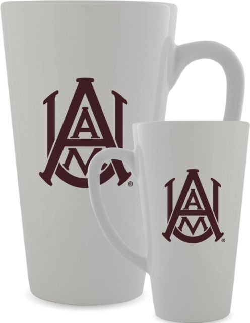 Alabama AandM Full Color Latte Mug 17oz Primary Mark - ONLINE ONLY