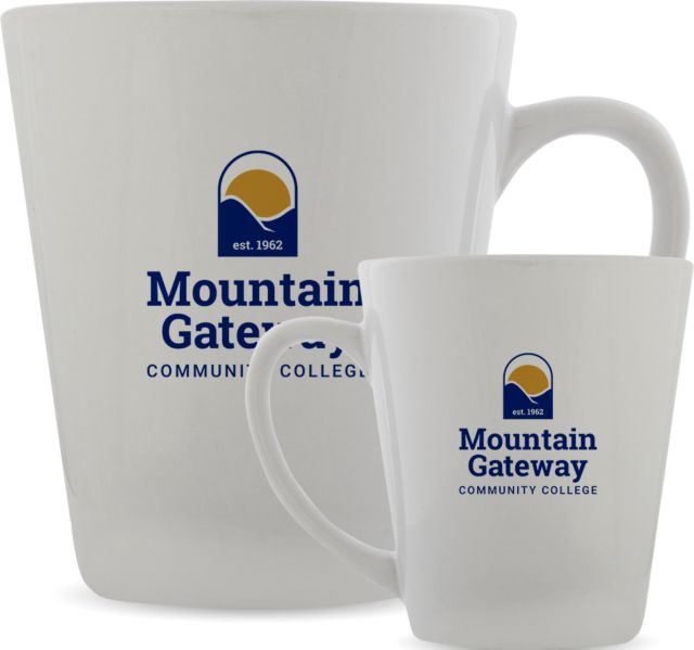 Mountain Gateway Full Color Latte Mug 12oz Mountain Gateway CC Stacked - ONLINE ONLY