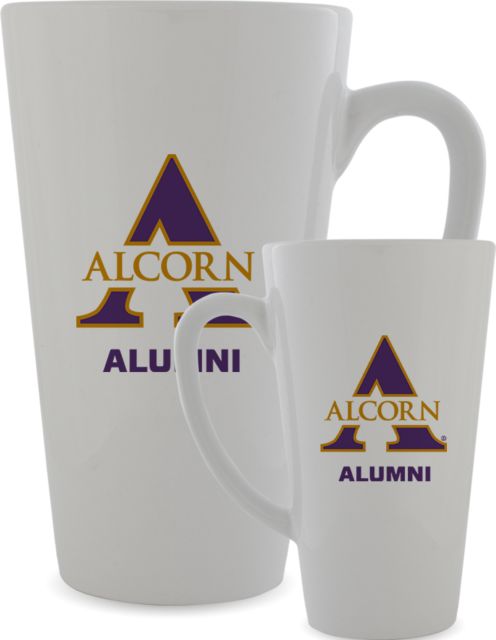 Alcorn Full Color Latte Mug 17oz Alcorn Alumni - ONLINE ONLY