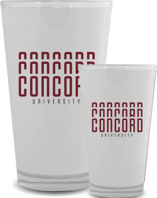 Concord Full Color Glass 17oz Concord University Repeating - ONLINE ONLY