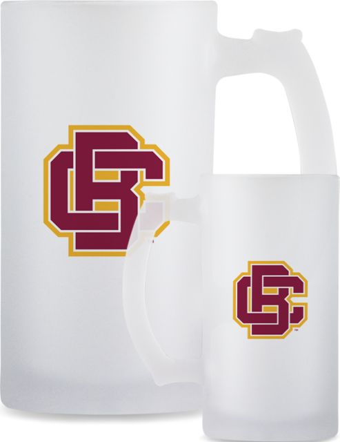 Bethune Cookman Full Color Decorative Frosted Glass Mug 16oz Primary Mark - ONLINE ONLY