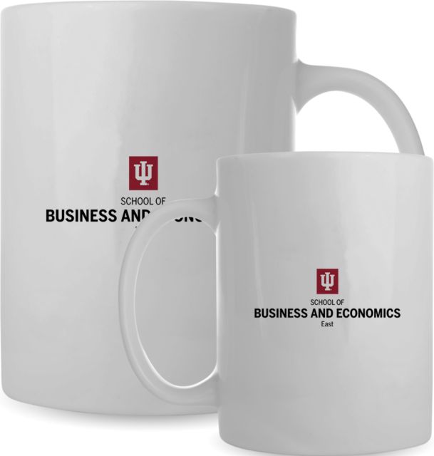 Indiana Full Color Mug 15oz IU East School  of Business and Economics