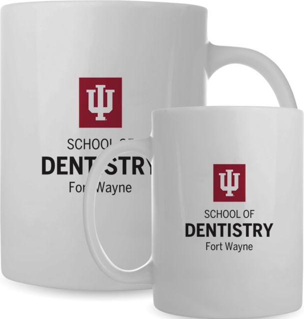 Indiana Full Color Mug 15oz IU Fort Wayne School of Dentistry - ONLINE ONLY
