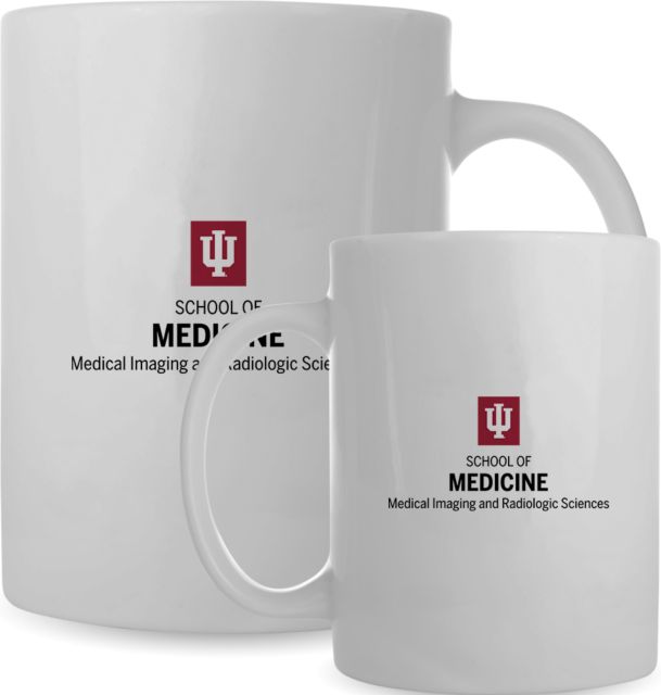 Indiana Full Color Mug 15oz IU Fort Wayne School of Medicine Medical Imaging and Radiologic Sciences - ONLINE ONLY