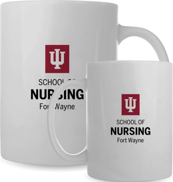 Indiana Full Color Mug 15oz IU Fort Wayne School of Nursing - ONLINE ONLY