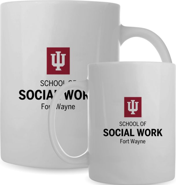 Indiana Full Color Mug 15oz IU Fort Wayne School of Social Work - ONLINE ONLY
