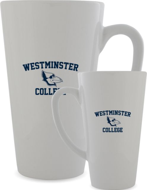 Westminster Full Color Latte Mug 12oz Westminster College Primary Athletics Mark - ONLINE ONLY