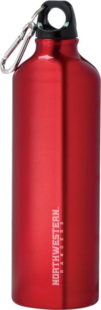 Northwestern OK Venture Aluminum Bike Bottle 26oz Northwestern WordMark Engraved - ONLINE ONLY