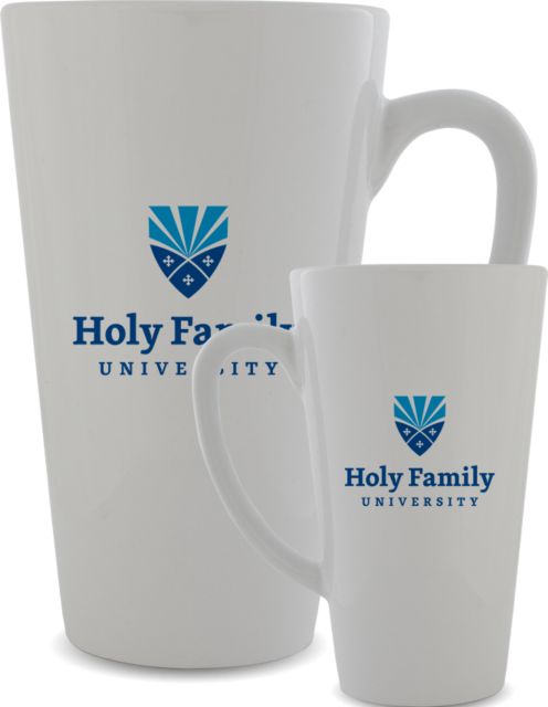 Holy Family Full Color Latte Mug 12oz Holy Family Wordmark Stacked - ONLINE ONLY