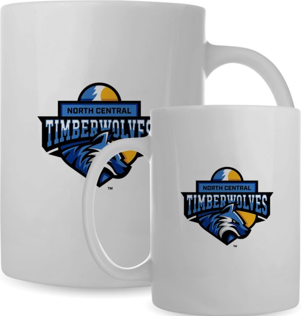 North Central Michigan Full Color Mug 15oz North Central Timberwolves - ONLINE ONLY