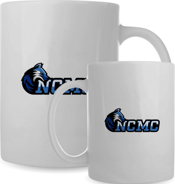 North Central Michigan Full Color Mug 15oz NCMC with Mascot - ONLINE ONLY