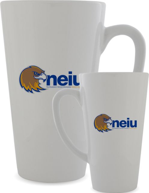 Northeastern Illinois Full Color Latte Mug 17oz Mascot neiu - ONLINE ONLY