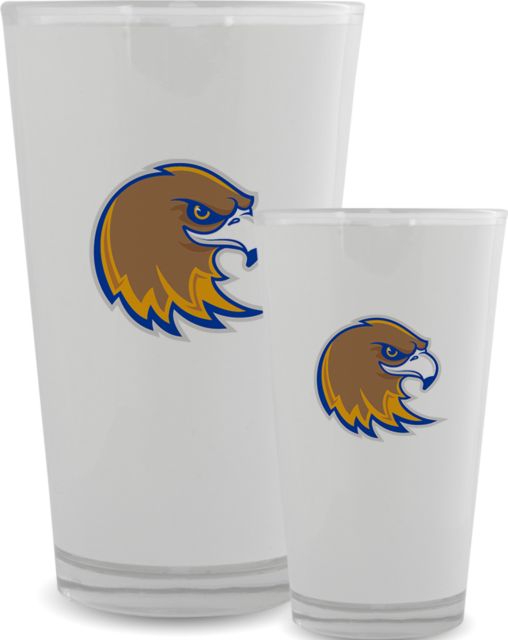 Northeastern Illinois Full Color Glass 17oz Mascot Head - ONLINE ONLY