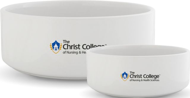 Christ College Ceramic Dog Bowl Christ College Primary Horizontal Mark - ONLINE ONLY