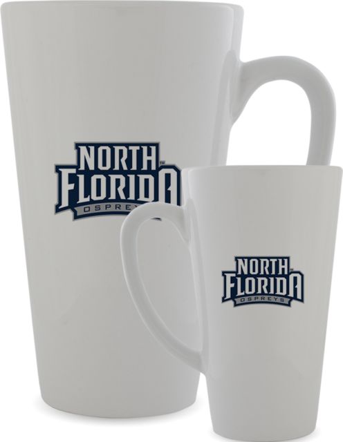 North Florida Full Color Latte Mug 17oz UNF Primary Mark - ONLINE ONLY