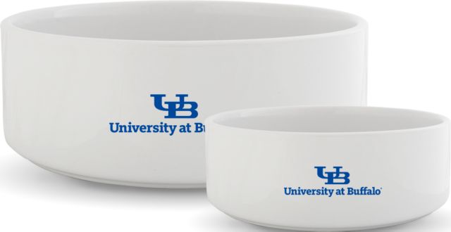 Buffalo Ceramic Dog Bowl Primary Lock Up - ONLINE ONLY