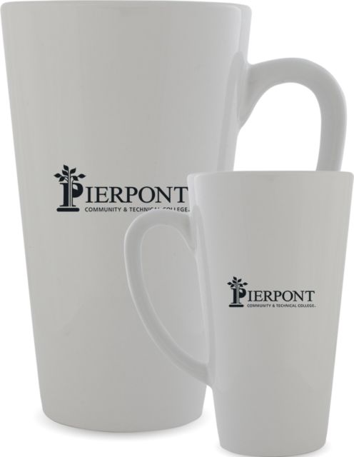 Pierpont Full Color Latte Mug 17oz Primary Wordmark - ONLINE ONLY