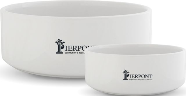 Pierpont Ceramic Dog Bowl Primary Wordmark - ONLINE ONLY