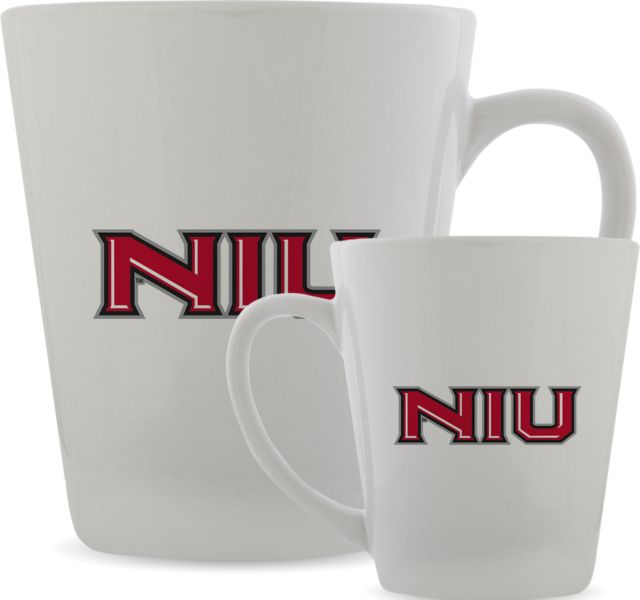 Northern Illinois Full Color Latte Mug 12oz Primary Wordmark - ONLINE ONLY