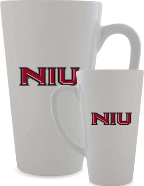 Northern Illinois Full Color Latte Mug 17oz Primary Wordmark - ONLINE ONLY