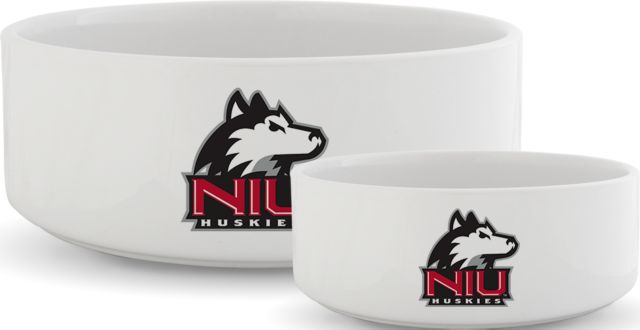 Northern Illinois Ceramic Dog Bowl Primary Mark - ONLINE ONLY