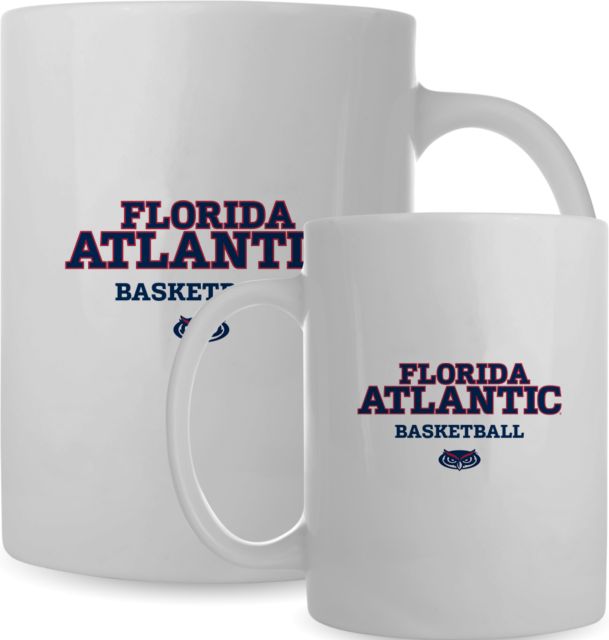 Florida Atlantic Full Color Mug 15oz Florida Atlantic University Basketball - ONLINE ONLY