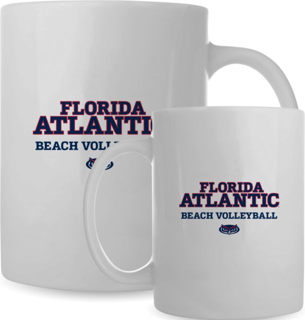 Florida Atlantic Full Color Mug 15oz Florida Atlantic University Beach Volleyball - ONLINE ONLY