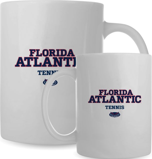 Florida Atlantic Full Color Mug 15oz Florida Atlantic University Tennis - ONLINE ONLY