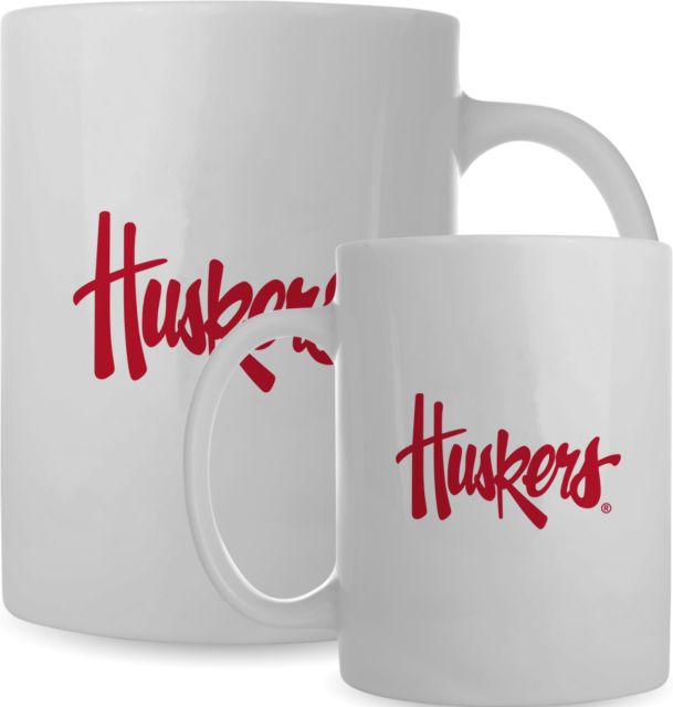 Nebraska Full Color Mug 15oz Huskers Script - ONLINE ONLY