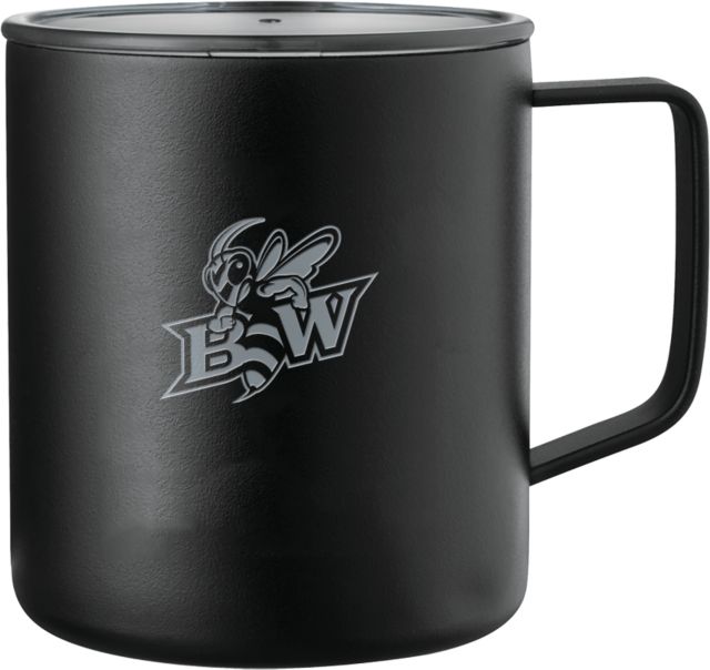 Baldwin Wallace Rover Camp Vacuum Insulated Mug 14oz Baldwin Wallace BW with Mascot Engraved - ONLINE ONLY