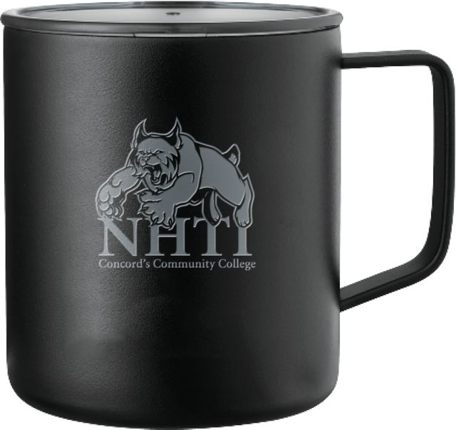 NHTI Concord Rover Camp Vacuum Insulated Mug 14oz NHTI Primary Athletics Mark Engraved - ONLINE ONLY