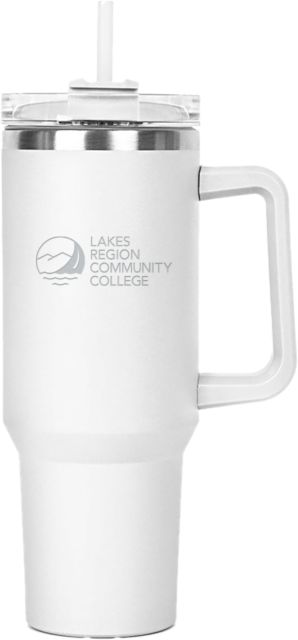 Lakes Region Hippo Mug & Straw Lid with Twist Closure 40 oz Lakes Region CC Primary Mark Engraved - ONLINE ONLY
