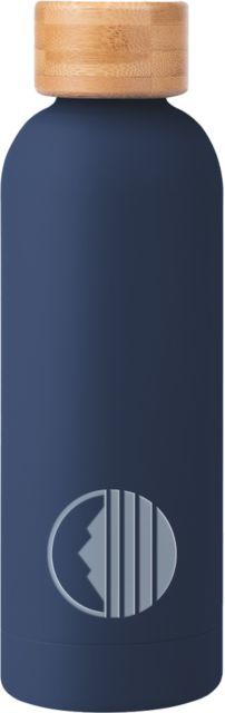 Blue Ridge Blair Stainless Bottle w/ Bamboo Lid 17 oz Ridge Community College Mountain Mark Engraved - ONLINE ONLY