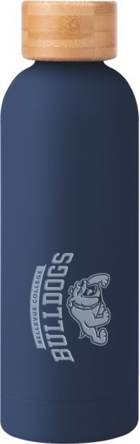 Bellveue Blair Stainless Bottle w/ Bamboo Lid 17 oz Bellevue College Bulldogs Athletics Mark -  Bulldog Engraved - ONLINE ONLY